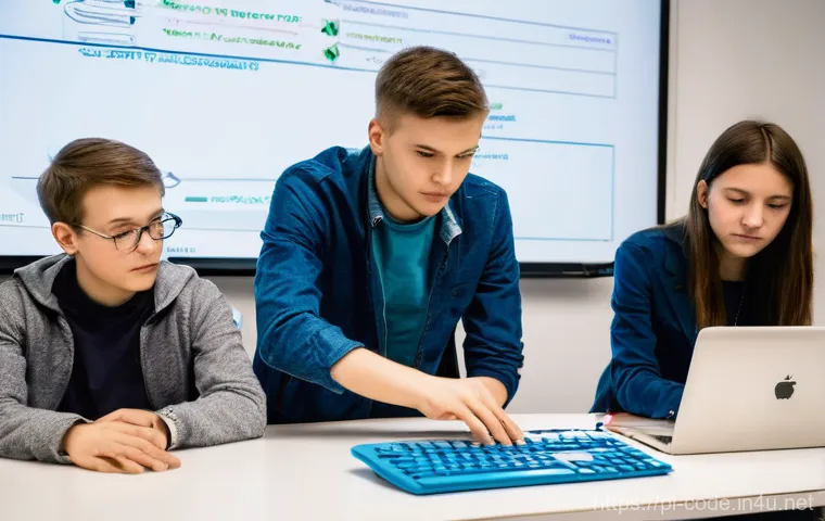 코딩교육지도사와 직업 교육 사례 분석 - **Prompt 1: Inspiring the Next Generation of Polish Programmers**
    "A vibrant, medium-shot photog...