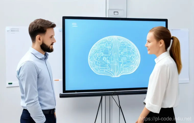 코딩교육지도사와 직업 교육 사례 분석 - **Prompt 2: Collaborative Tech Project in a Polish Startup Environment**
    "A dynamic, eye-level p...