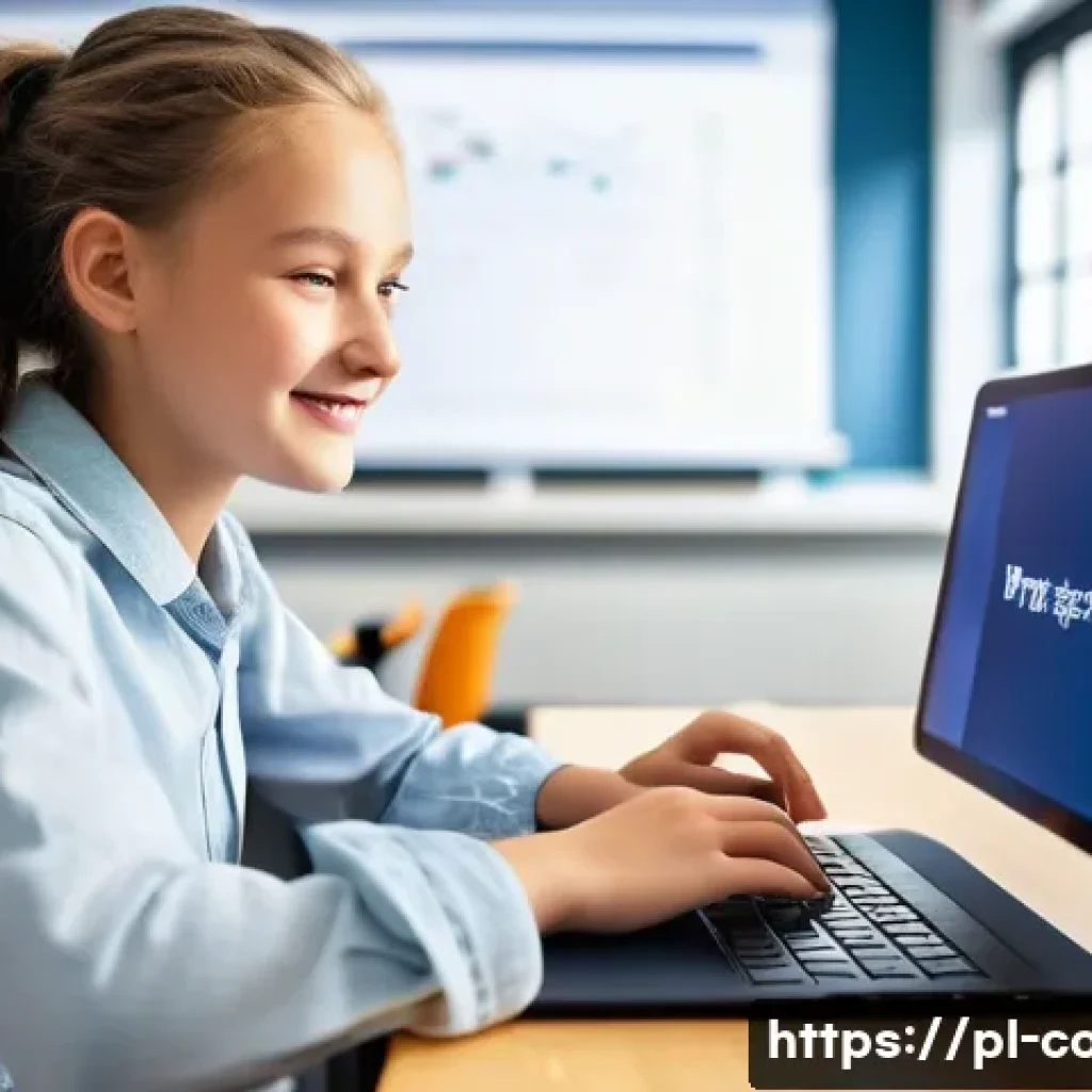 코딩교육지도사와 교육 자료 활용 팁 - **Prompt:** A vibrant and modern classroom in Poland, filled with natural light. A diverse group of ...